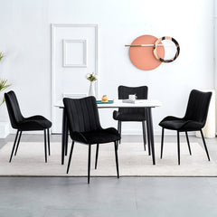 Myra Velvet Dining Chairs [Set of 2]