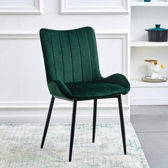 Myra Velvet Dining Chairs [Set of 2]