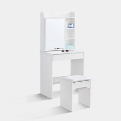Mona Small Dressing Table Set [with Sliding Mirror]