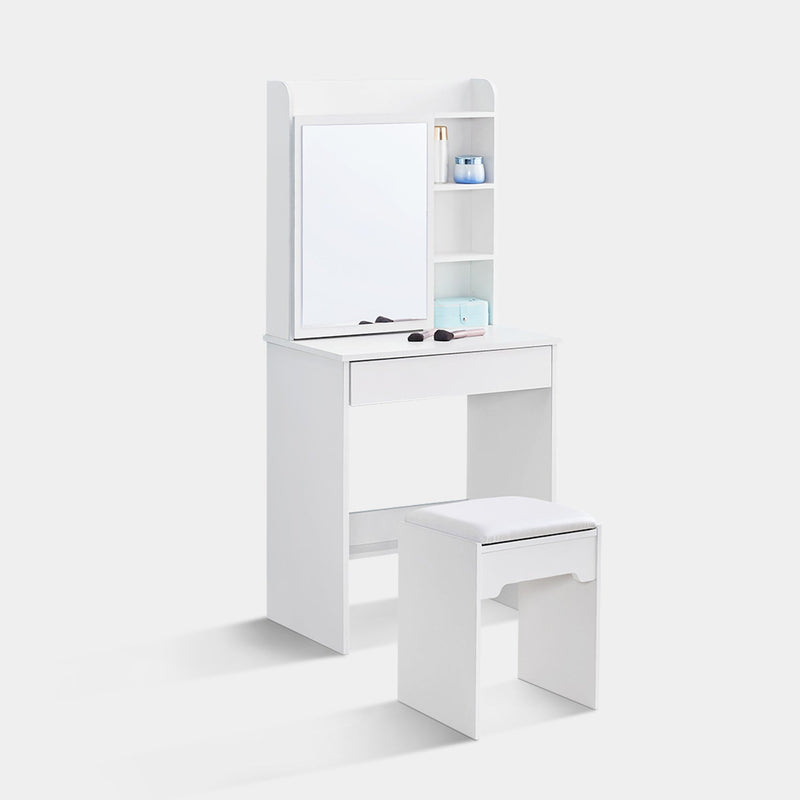 Mona Small Dressing Table Set [with Sliding Mirror]
