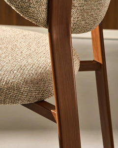 Bramley Light Taupe Chenille Dining Chairs
