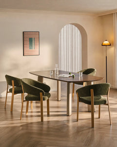 Bramley Moss Green Dining Armchair