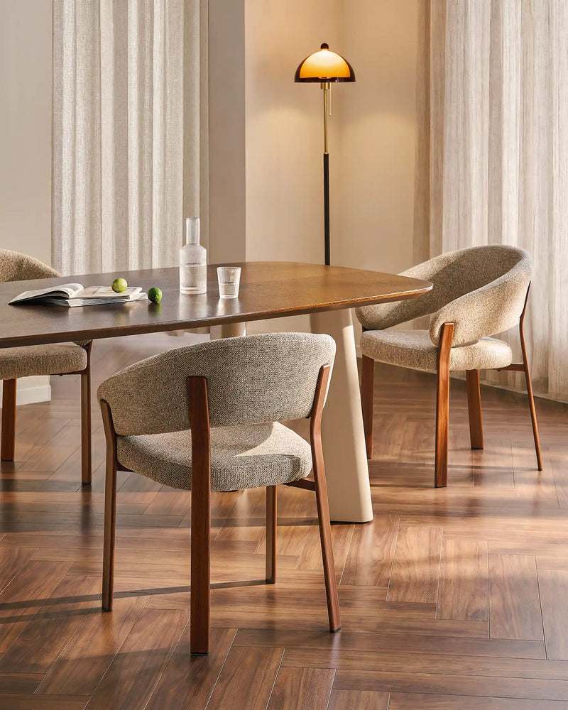 Bramley Warm Taupe Dining Armchair