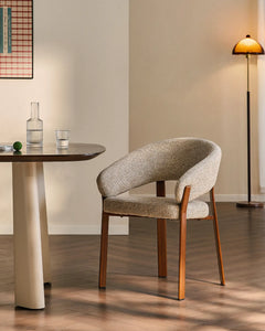 Bramley Warm Taupe Dining Armchair