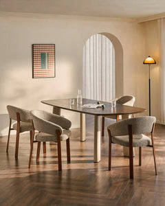 Bramley Warm Taupe Dining Armchair