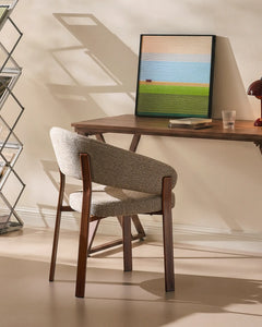 Bramley Warm Taupe Dining Armchair