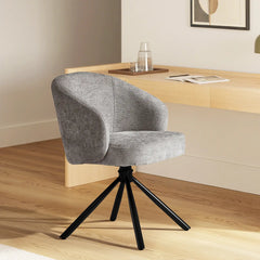 Cleo Grey Swivel Desk Chair