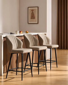 Danforth Faux Leather Bar Stools [65cm]