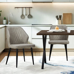 Daviyon Faux Leather Dining Chairs