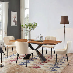 Dundas Velvet Dining Chairs [Set of 2]