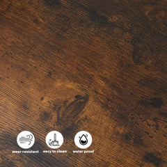 Eyve Industrial Wood Living room Side Table [Charging Station]