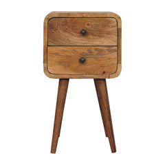 Mini Oak-ish Curved Bedside wholesalers