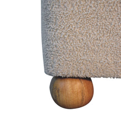 bulk Serenity Square Footstool with Ball Feet for resale
