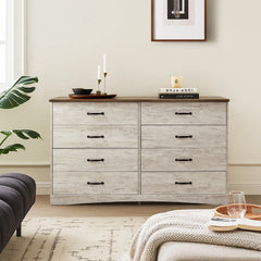 Kamai Whitewashed Chest of Drawers