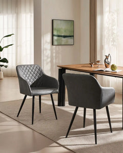 Moree Faux Leather Dining Chairs [Set of 6]