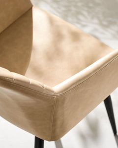 Moree Faux Leather Dining Chairs [Set of 6]