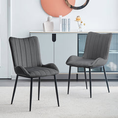 Myra Velvet Dining Chairs [Set of 2]