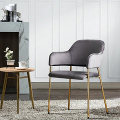 Lukka Velvet Dining Chairs [Set of 2]