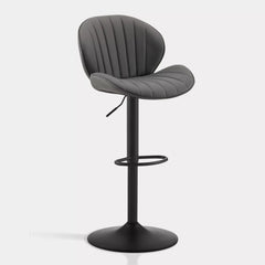 Caryol Faux Leather Bar Stool [Height Adjustable][Set of 2]